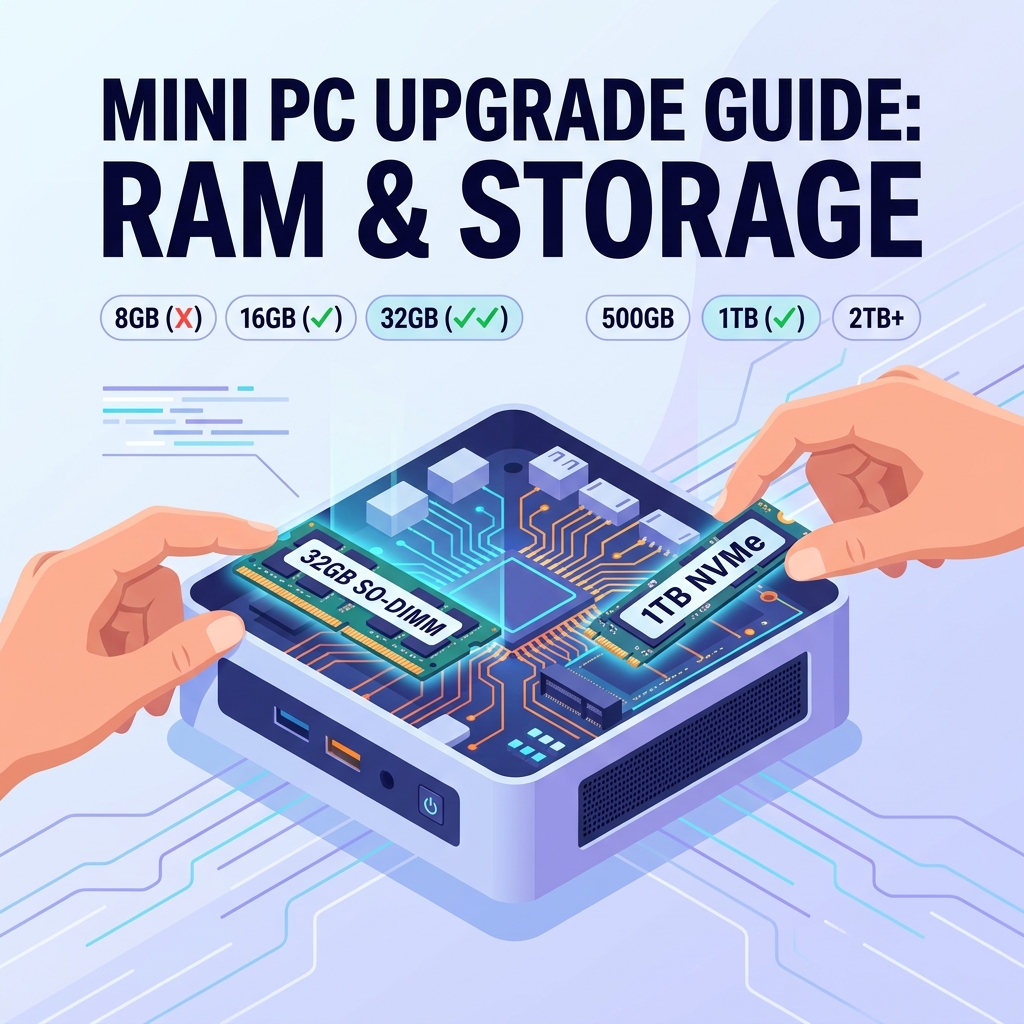 Di quanta RAM e spazio di archiviazione ha bisogno un Mini PC? Una guida pratica all'aggiornamento