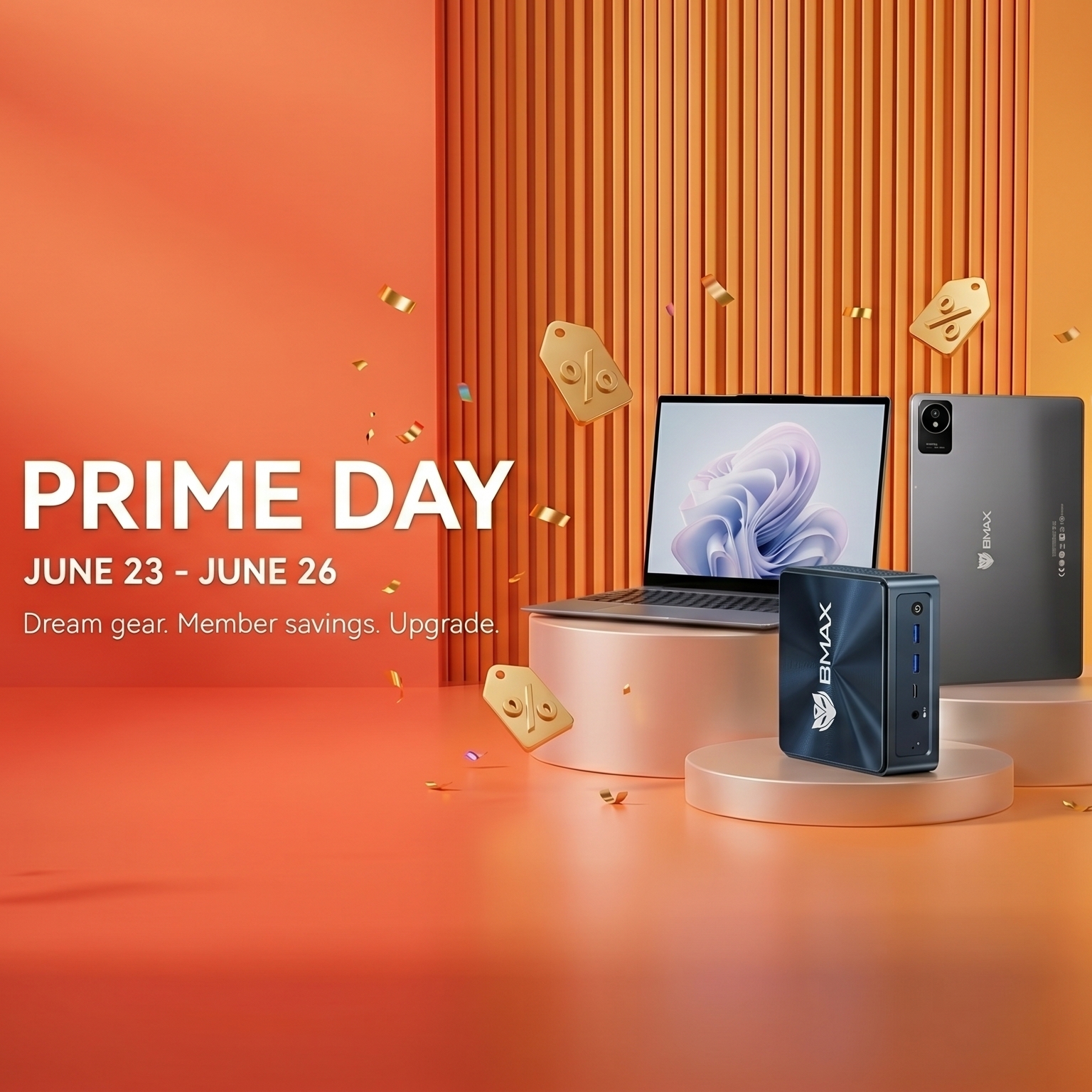 BMAX I saldi giornalieri di Amazon Prime inizieranno presto: risparmia fino al 30% su un'ampia gamma di dispositivi digitali