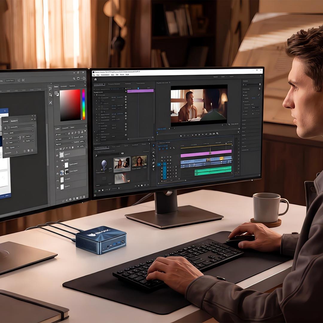 Potenza di calcolo di punta nel palmo della tua mano! BMAX MaxMini B12 Potenza: una workstation AI racchiusa in una scatola compatta da 390 g